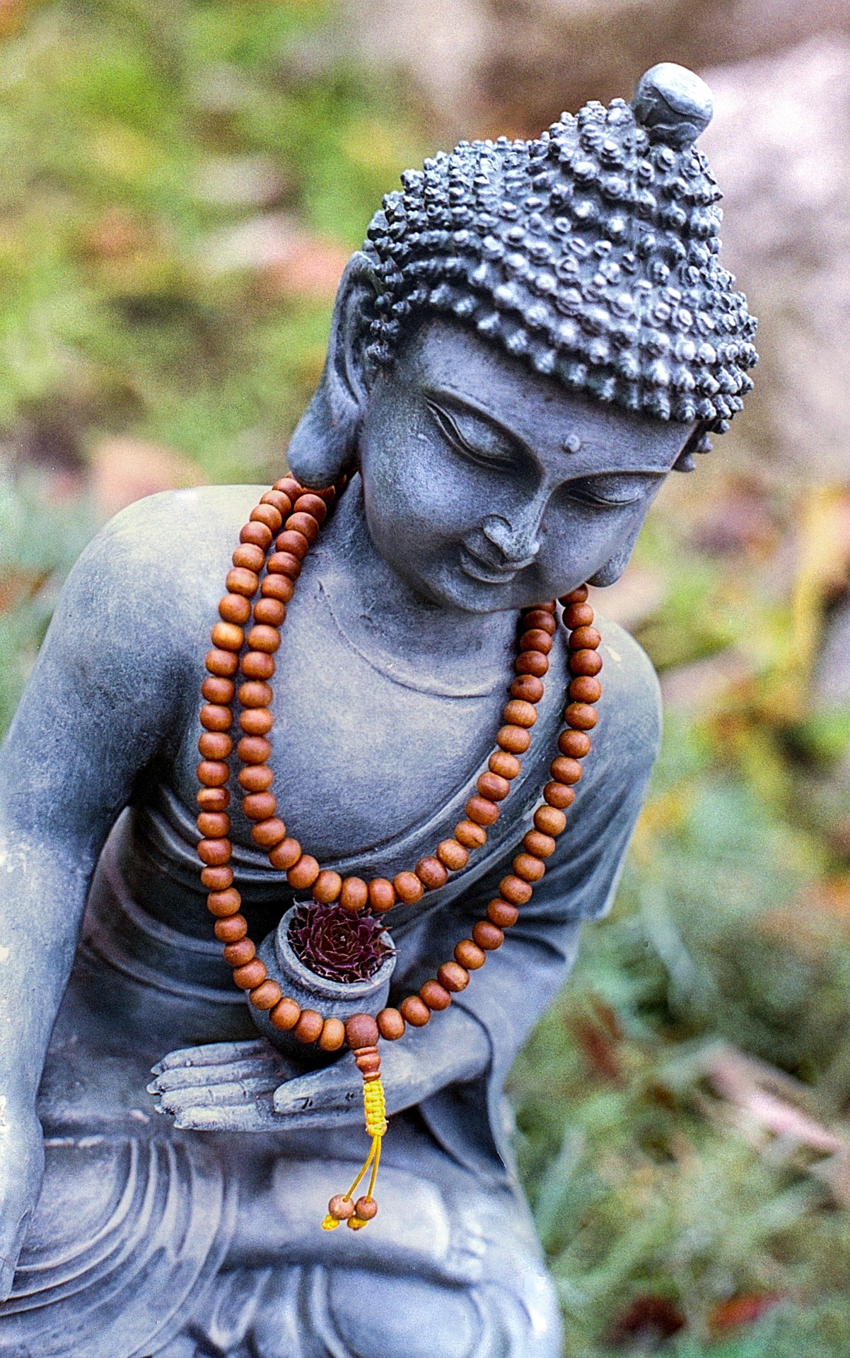 buddha with kangali mala