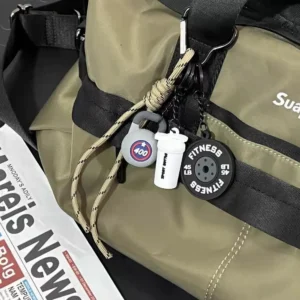 2025 Gym Series Key Chain Women Girl's Bags High-Grade Keychain Pendant Car Keyring Charm Gift INS Style Handmade Rope Key Ring